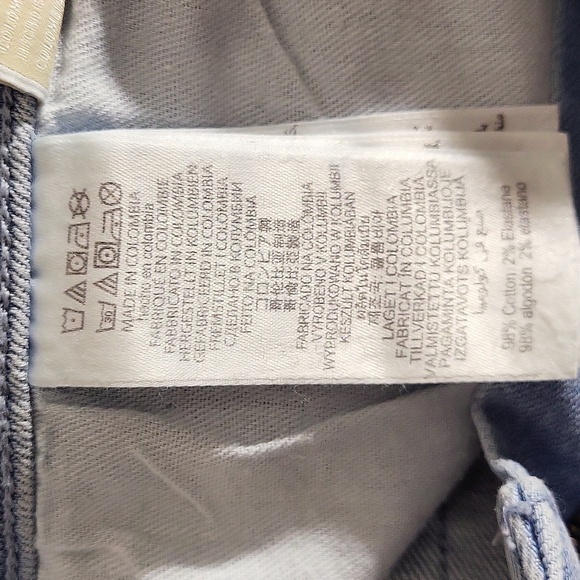 Michael Kors Womens‎ 12 Lightwash Jeans Straight Leg Ankle Cuffed Denim Casual - Picture 5 of 9